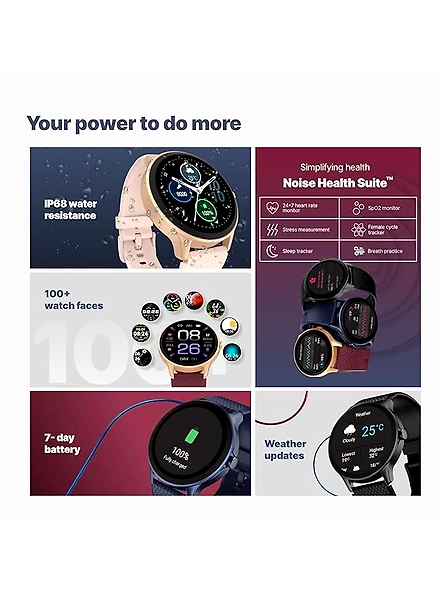 NOISE NSW-129 NOISEFIT ARC SMARTWATCH-Jet Black