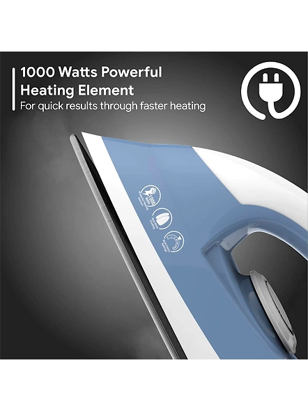 CROMPTON ACGEI-BRIO AUTOMATIC ELECTRIC IRON-Blue
