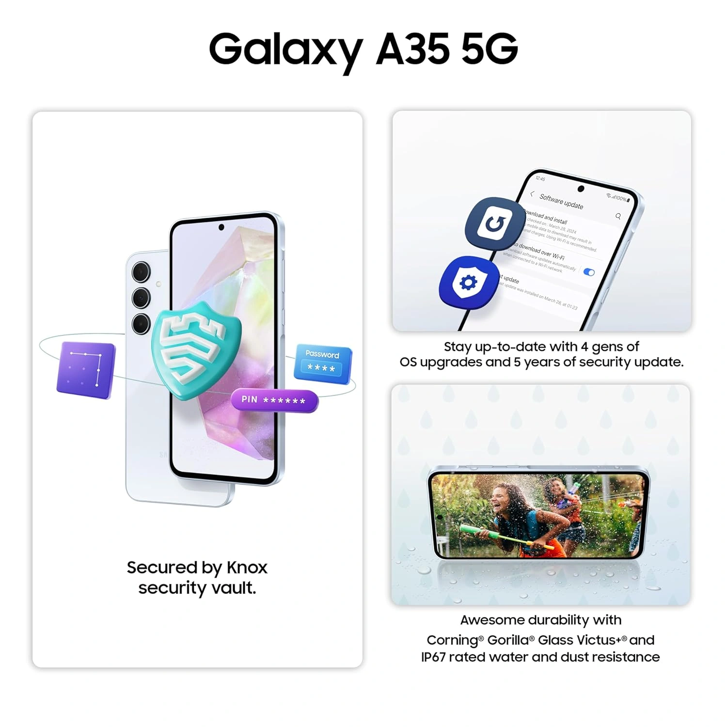 SAMSUNG Galaxy A35 5G-Awesome Iceblue-8 GB | 128 GB-1