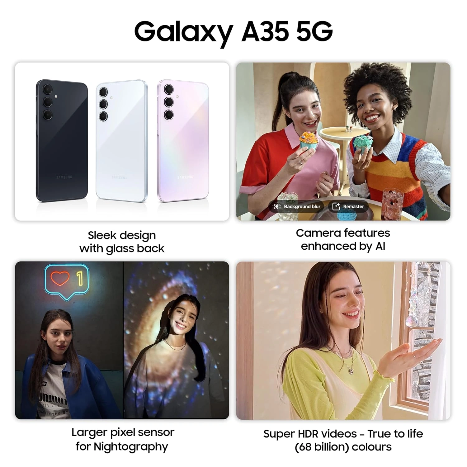 SAMSUNG Galaxy A35 5G-Awesome Iceblue-8 GB | 128 GB-2