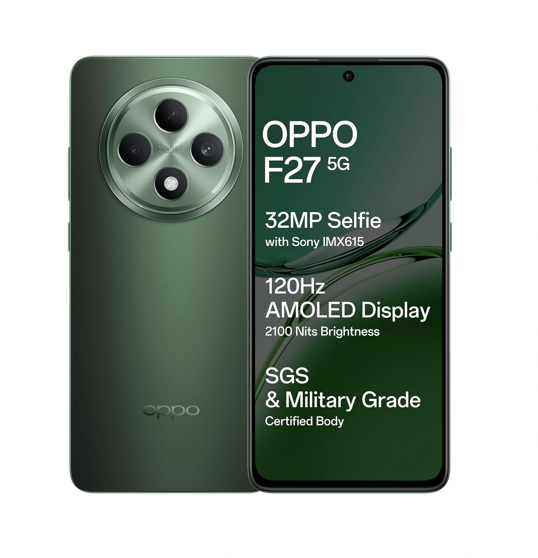 OPPO F27 5G-Emerald Green-128 GB-8 GB-1