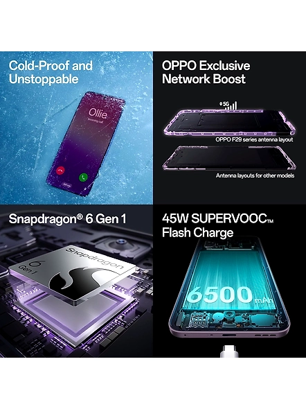 OPPO F29 5G-Solid Purple-128 GB-8 GB