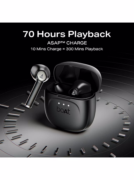 BOAT AIRDOPES 138 GEN 2 HEADPHONE-Carbon Black-1