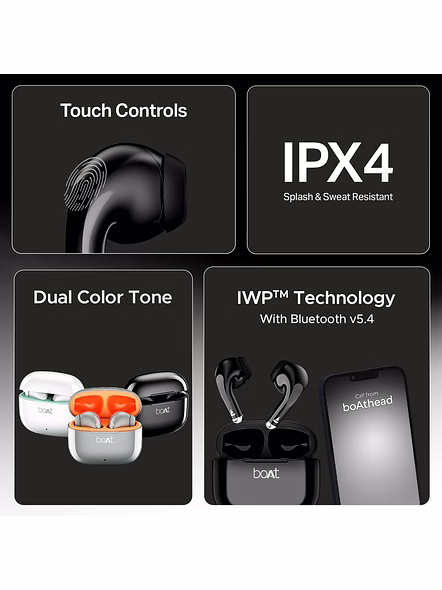 BOAT AIRDOPES 101V2 HEADSET-PITCH BLACK-1