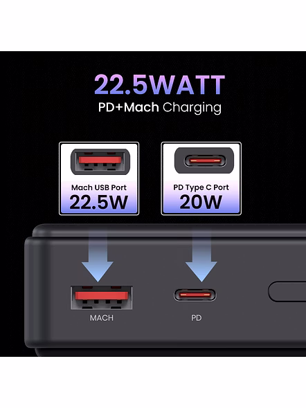 PORTRONICS POR-218 LUXCELL B 20K POWER BANK-BLACK-2