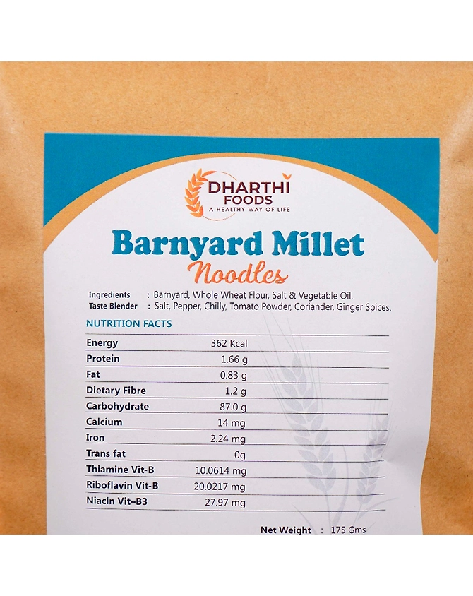 Barnyard Millet Noodles 175g-3