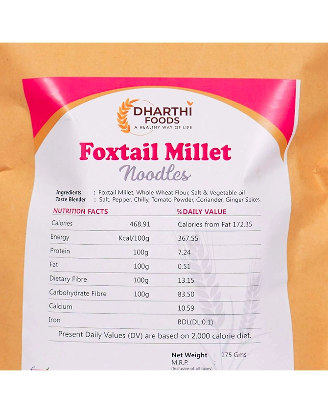 Foxtail Millet Noodles 175g-3