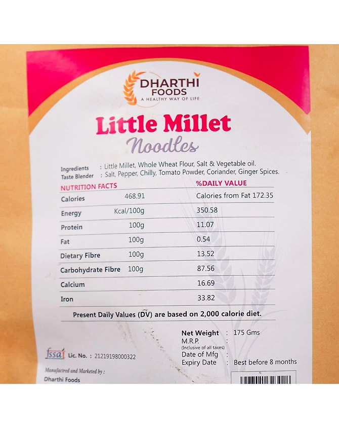 Little Millet Noodles 175g-3