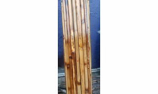 TryMe Silambam 5 feet Cane rattan Bamboo, (Varnished) Pranayama Stick – Lung Opener for Fuller Breathing - Posture Corrector and Flexibility - Yoga