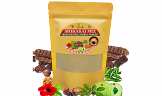 TryMe Herbs Shikakai Powder | Hair Wash Powder | Blend of Shikakai, Hibiscus Flower, Fenugreek, Green Gram, Vetiver, Soap Nut | 100gX2 | Pack of 2 | 100% Natural Hair Wash for Dry, Frizzy, Soft & Healthy Hair | For Men, Women & Kids