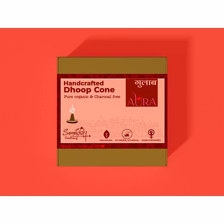 Aura Organic Havan Dhoop Cone-4