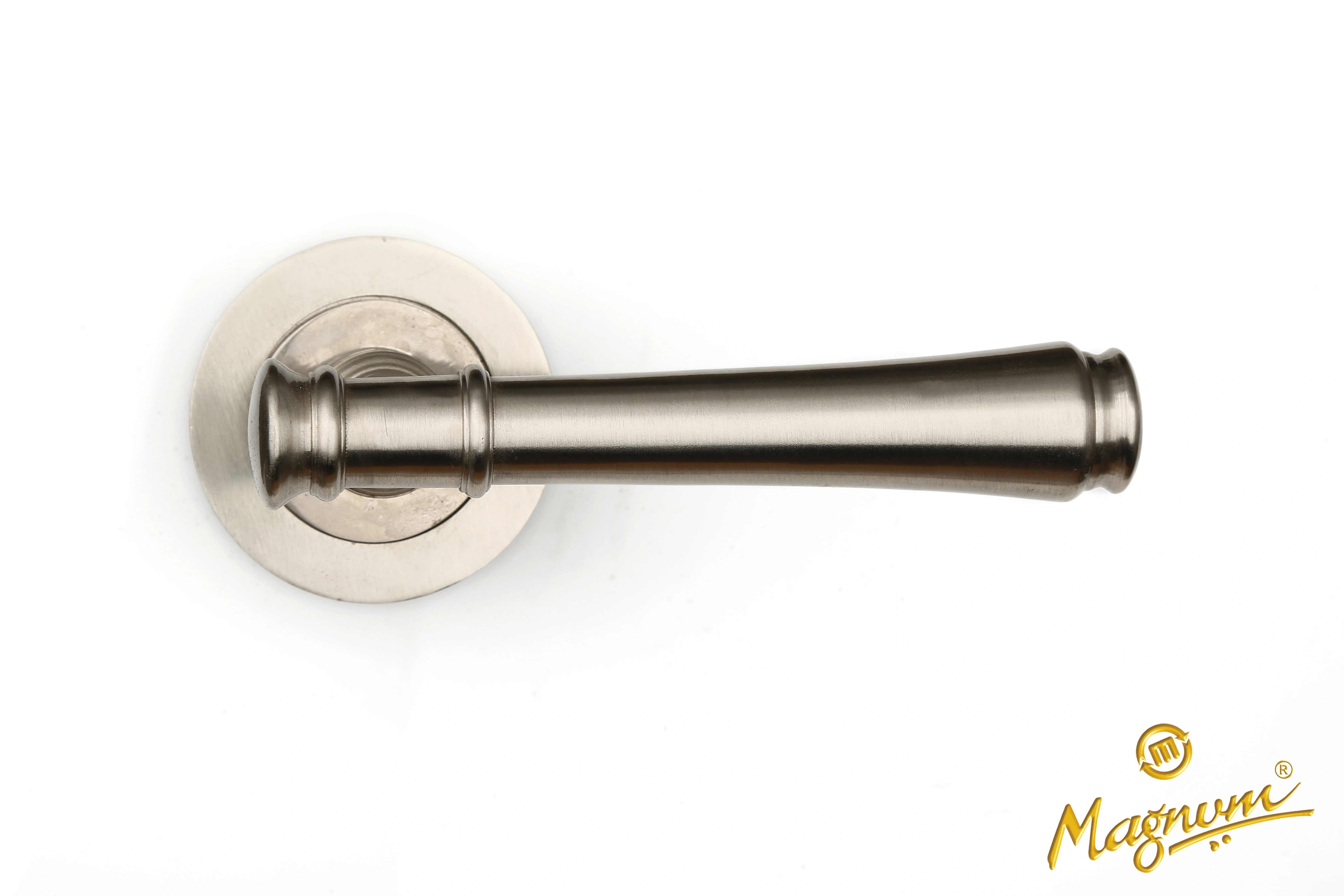 Brass Lever Handle- Escort on Rose-12349224