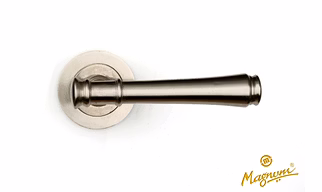 Brass Lever Handle- Escort on Rose