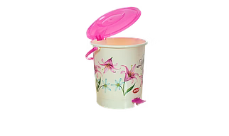 Decorated Pedal Dust Bucket -7