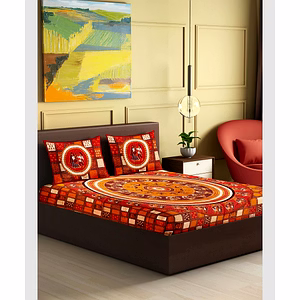 JAIPURI PRINTED COTTON BED SHEET