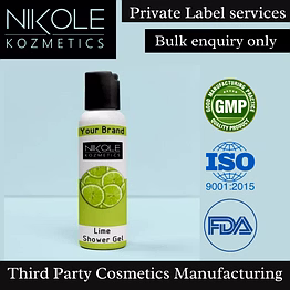 lime shower gel