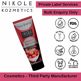 strawberry body lotion