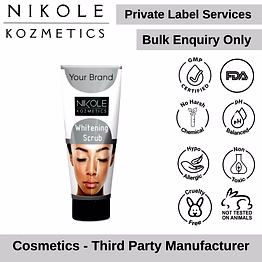 skin whitening scrub