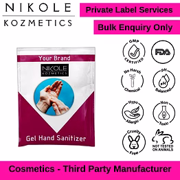 gel hand sanitizer