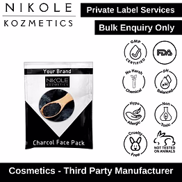 charcoal face pack