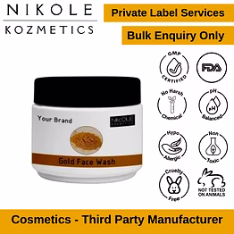 gold face wash