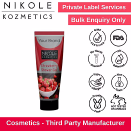 strawberry shower gel