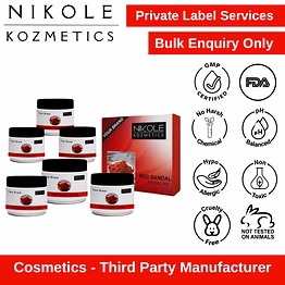 red sandal facial kit