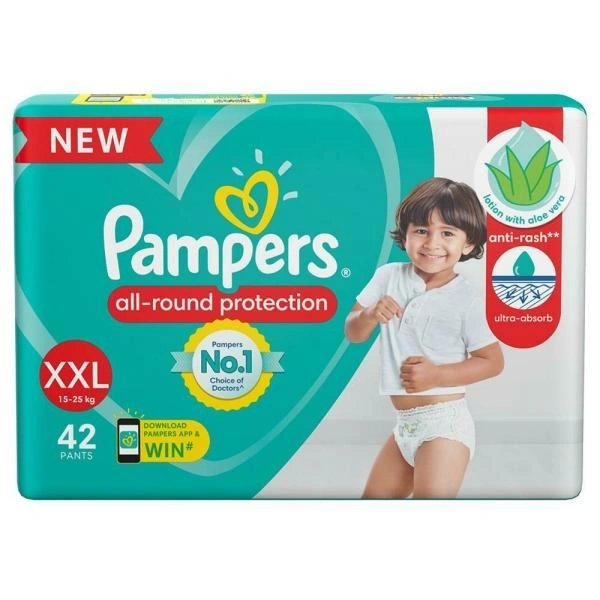 Pampers Pants XXL 42 Pants (15-25 KG)-FMCG