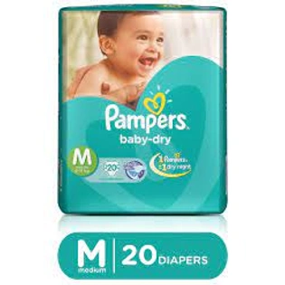 Pampers Pants Medium 20s (7 - 12Kg) Lotion With ALOEVERA