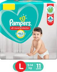 Pampers Pants Large 11 (9 - 14Kg) Lotion With ALOEVERA-190610524_LK-1182880527