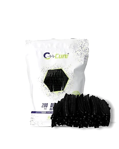 C-Cure Disposable Non-Woven Bouffant Cap, Medical Grade | Unisex | Single-Use (Blue)-12741399