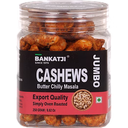 bankatji oven roasted cashew - butter chilly masala