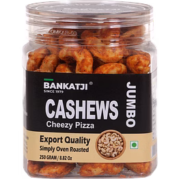 bankatji oven roasted cashew - cheezy pizza masala