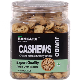 bankatji oven roasted cashew - chaska maska (creamy onion)