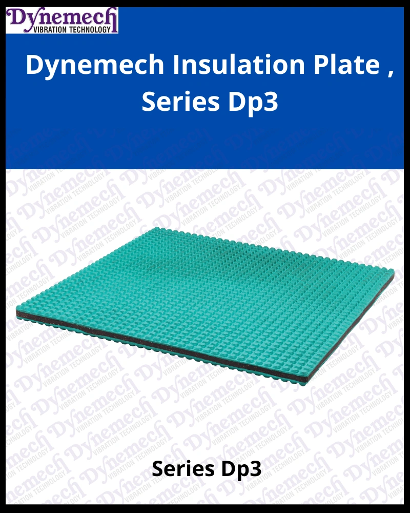 Dynemech Rubber Anti Vibration Pad, Series Dp3-3