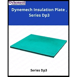 Dynemech Rubber Anti Vibration Pad, Series Dp3