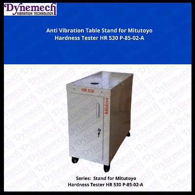 dynemech mild steel anti vibration laboratory table for hardness tester ,p-85-02-a