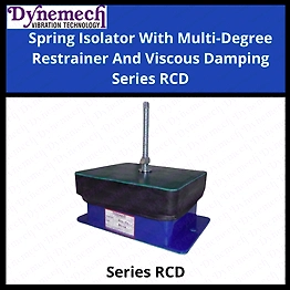 DYNEMECH Heavy-Duty Spring Isolators With Fluid Damping Series-RCD