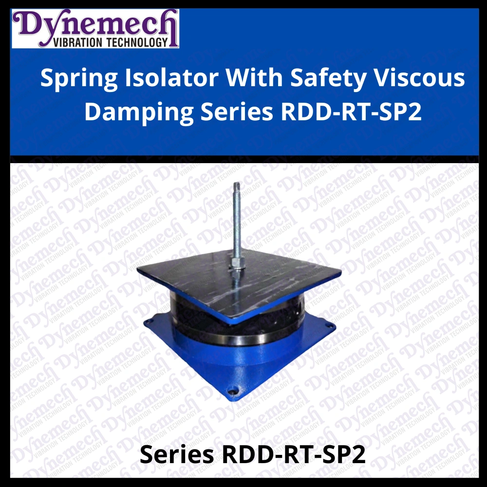 Spring Isolator With Safety Visocus Damping Series RDD-RT-SP2-3