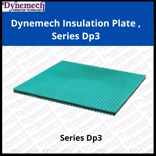 Dynemech Rubber Anti Vibration Pad, Series Dp3-11952388