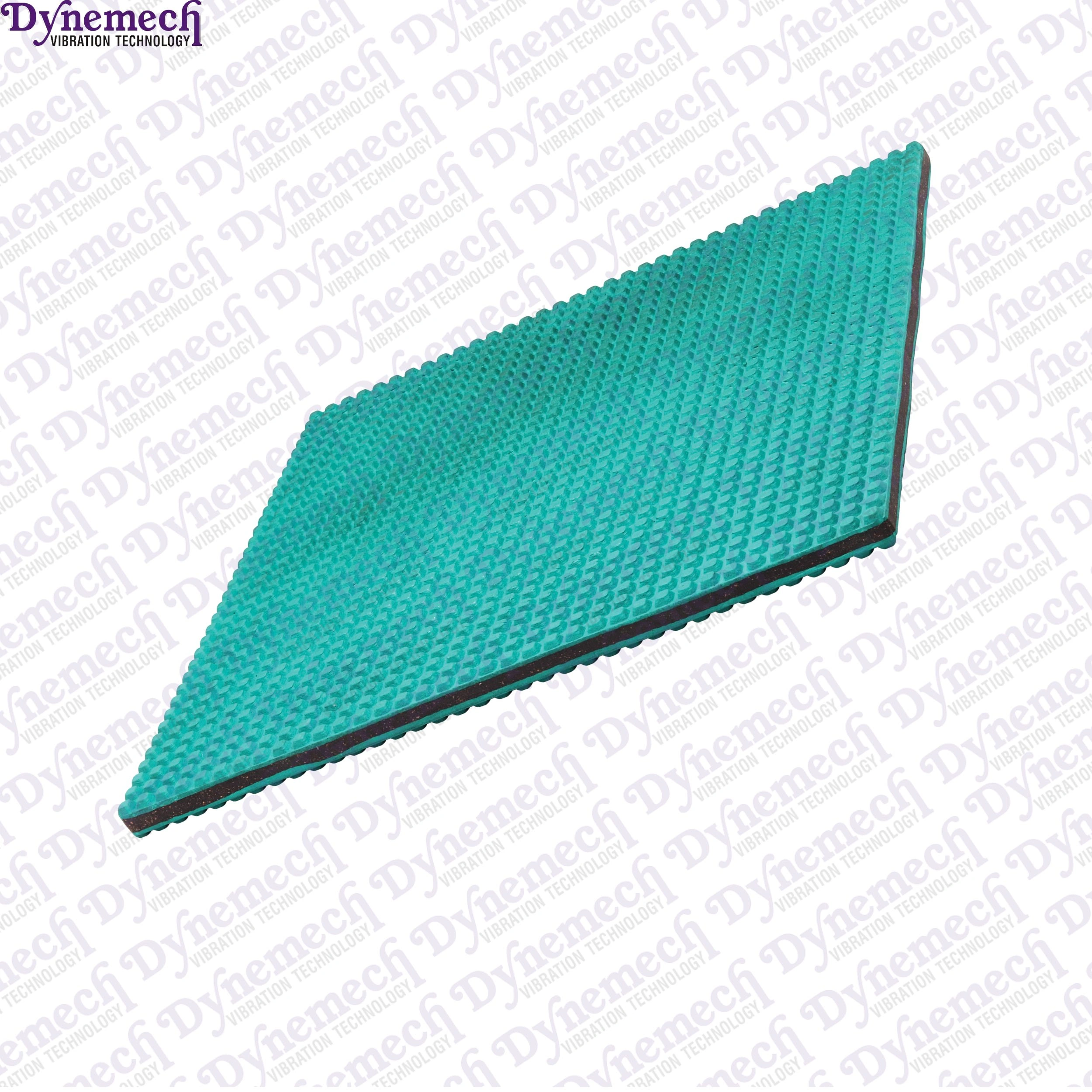 Dynemech Rubber Anti Vibration Pad, Series Dp3-1