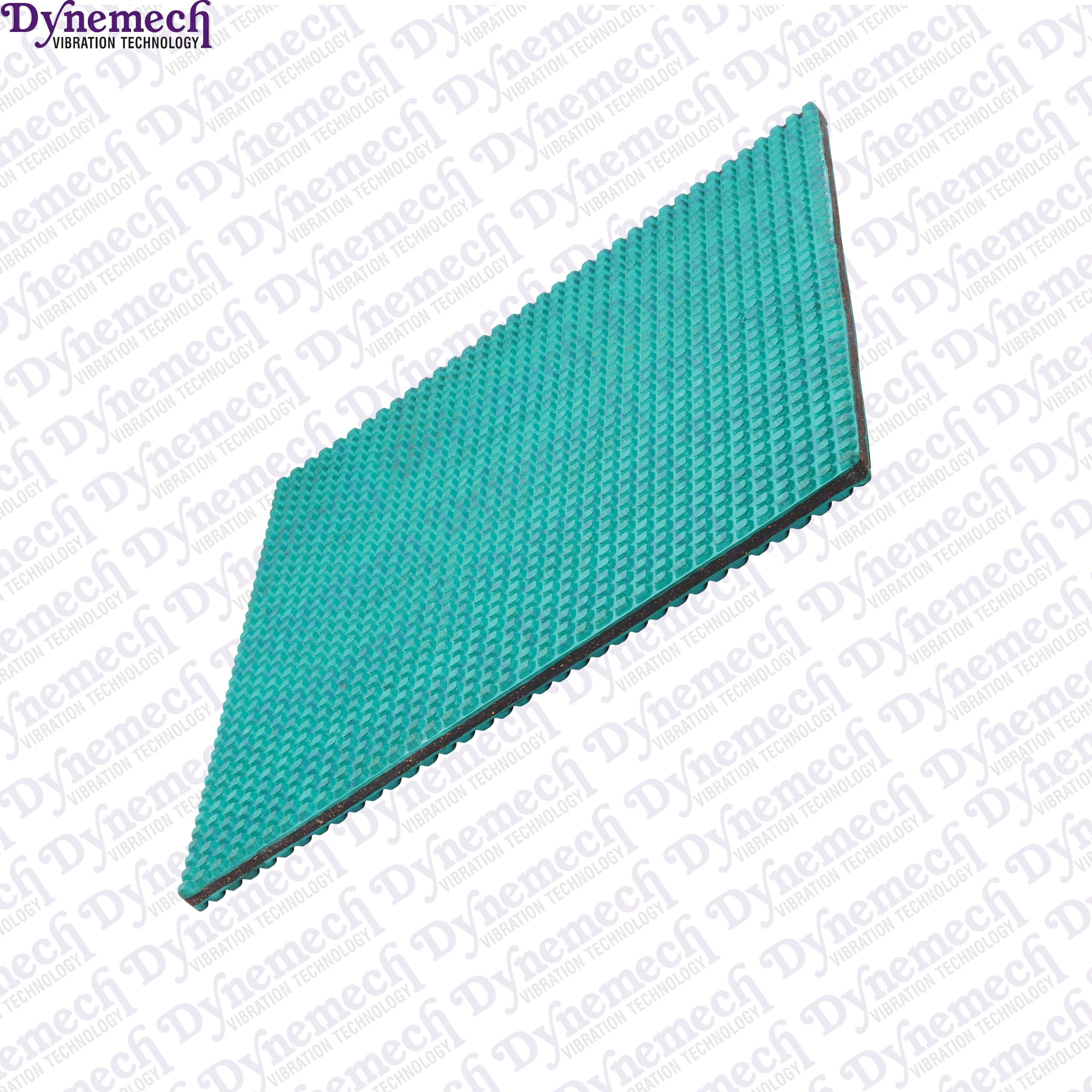 Dynemech Rubber Vibration Isolation Pads, Series Dp2-1