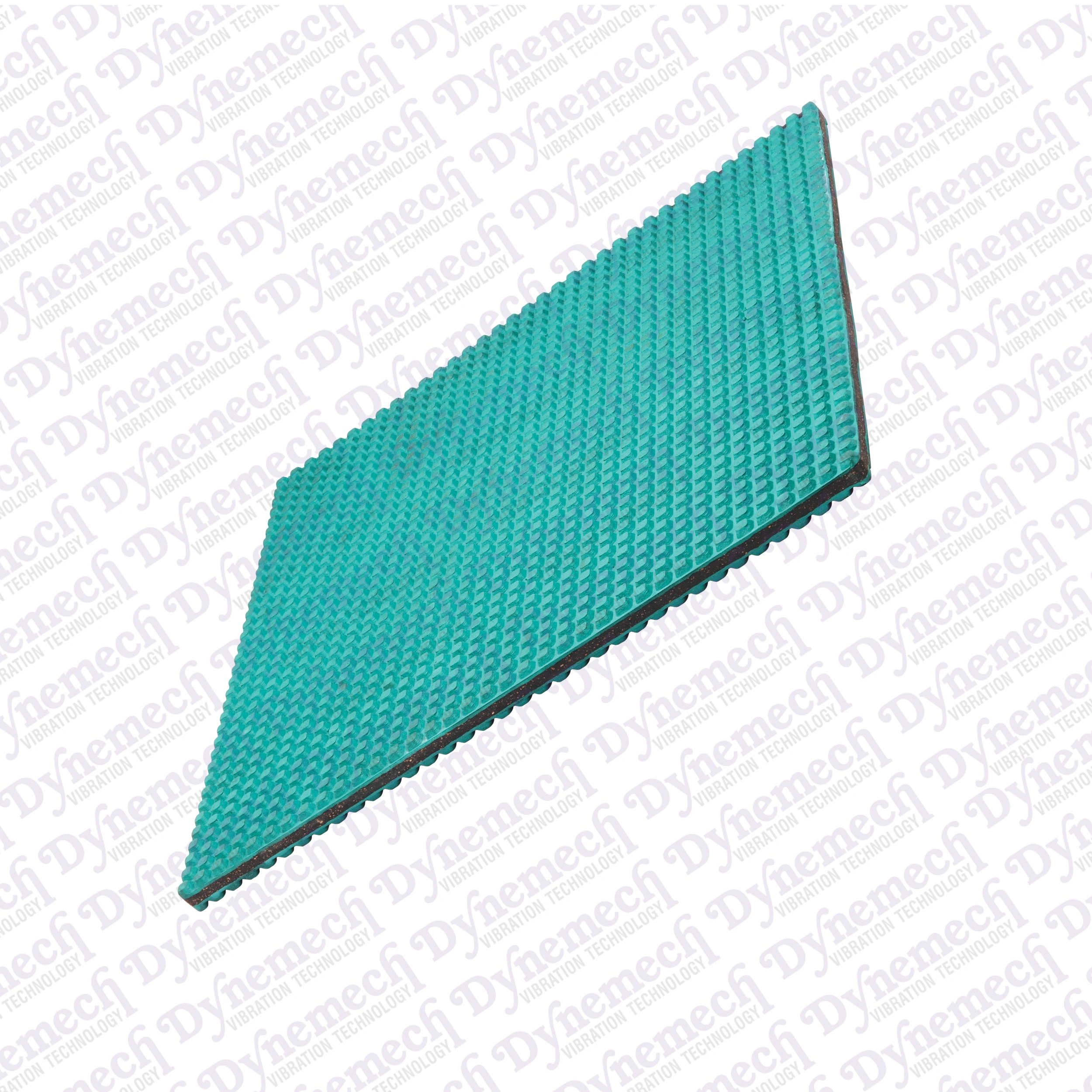 Dynemech Rubber Vibration Isolation Pads, Series Dp2-2