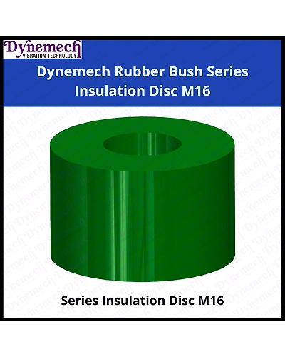 Dynemech Rubber Bush, Series Insulation Disc M16-3
