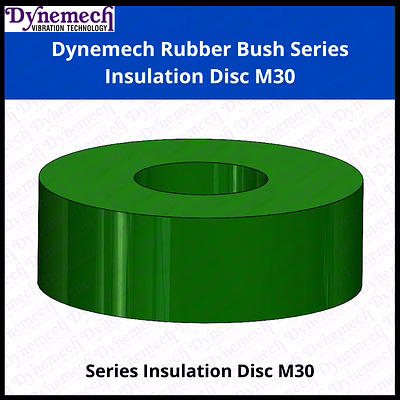 dynemech rubber bush, series insulation disc m30