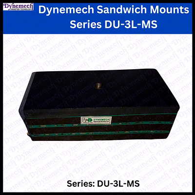 dynemech sandwich mounts series du-3l-ms