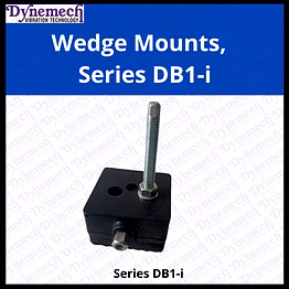 dynemech high-performance vibration isolators, wedge mount, series: db (bolt on)