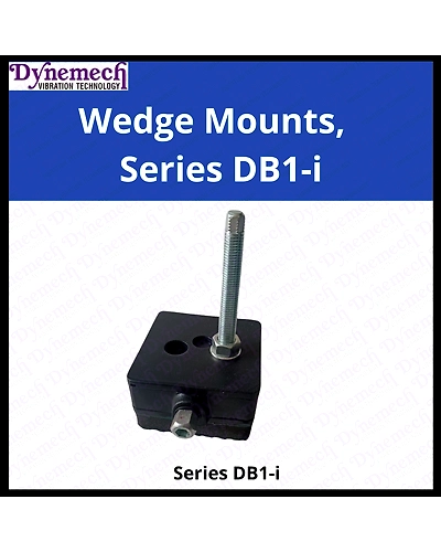 Dynemech High-performance Vibration Isolators, WEDGE MOUNT, Series: DB (Bolt on)-3