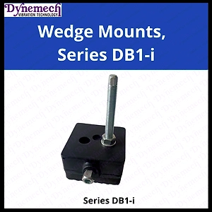 Dynemech High-performance Vibration Isolators, WEDGE MOUNT, Series: DB (Bolt on)
