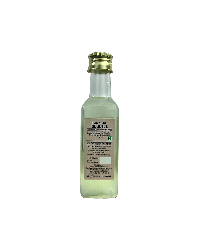 COLD PRESSED VIRGIN COCONUT OIL - 100 ML-1